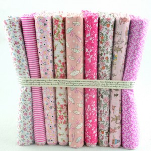 a variety of lining fabrics and quilting fabrics 